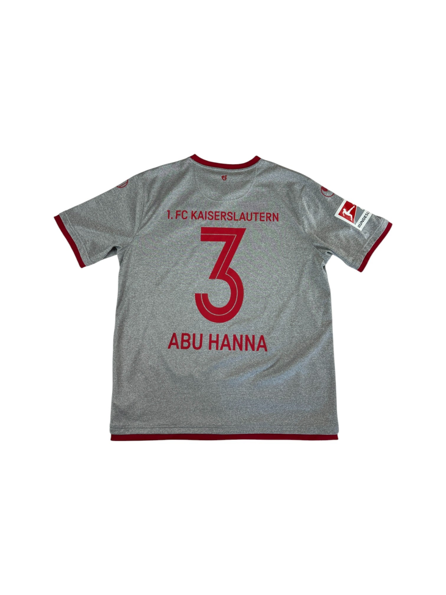 Uhlsport Trikot Kaiserslautern 2017/18 Top12.de #3 Abu Hanna Grau L