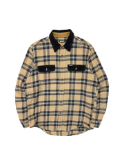 90s Schott Flanellhemd Braun Schwarz