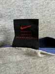 Vintage Nike Ringer Shirt Late 90s Gesticktes Logo Grau L