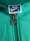 Rare! Vintage Nike International Sportjacke 80s Blue Tag Made In Japan Grün S-M