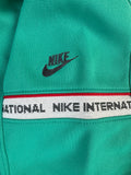 Rare! Vintage Nike International Sportjacke 80s Blue Tag Made In Japan Grün S-M