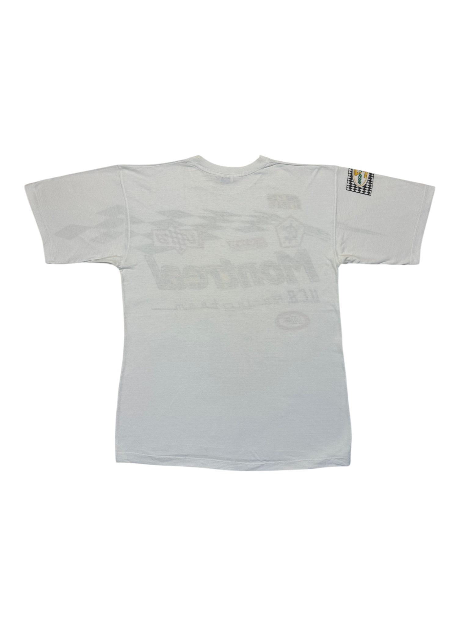 90s F1 Racing Shirt Montreal Weiß