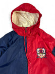 Vintage Nike Sportjacke 90s "Blue Ribbon Sports Oregon" Mit Kapuze Dunkelblau Rot M