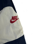 Vintage Nike Sportjacke 90s "Blue Ribbon Sports Oregon" Mit Kapuze Dunkelblau Rot M