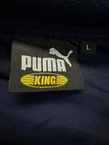 90s Puma King Sportjacke Federacion Catalana de Futbol Rot Dunkelblau L