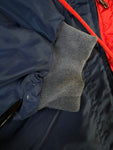 Vintage Nike Sportjacke 90s "Blue Ribbon Sports Oregon" Mit Kapuze Dunkelblau Rot M