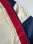 Vintage Nike Sportjacke 90s "Blue Ribbon Sports Oregon" Mit Kapuze Dunkelblau Rot M