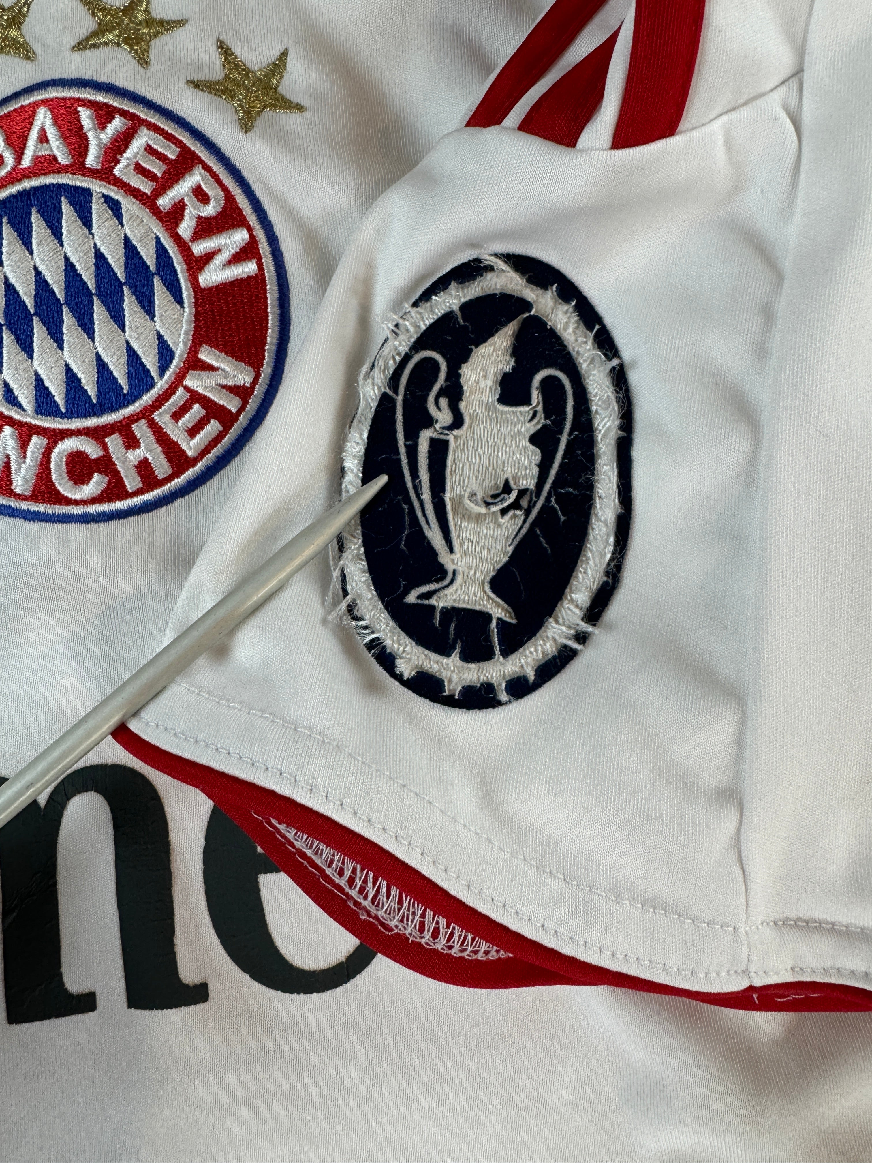 Adidas Trikot FC Bayern 2008/09 T-Home #31 Schweinsteiger Weiß M-L