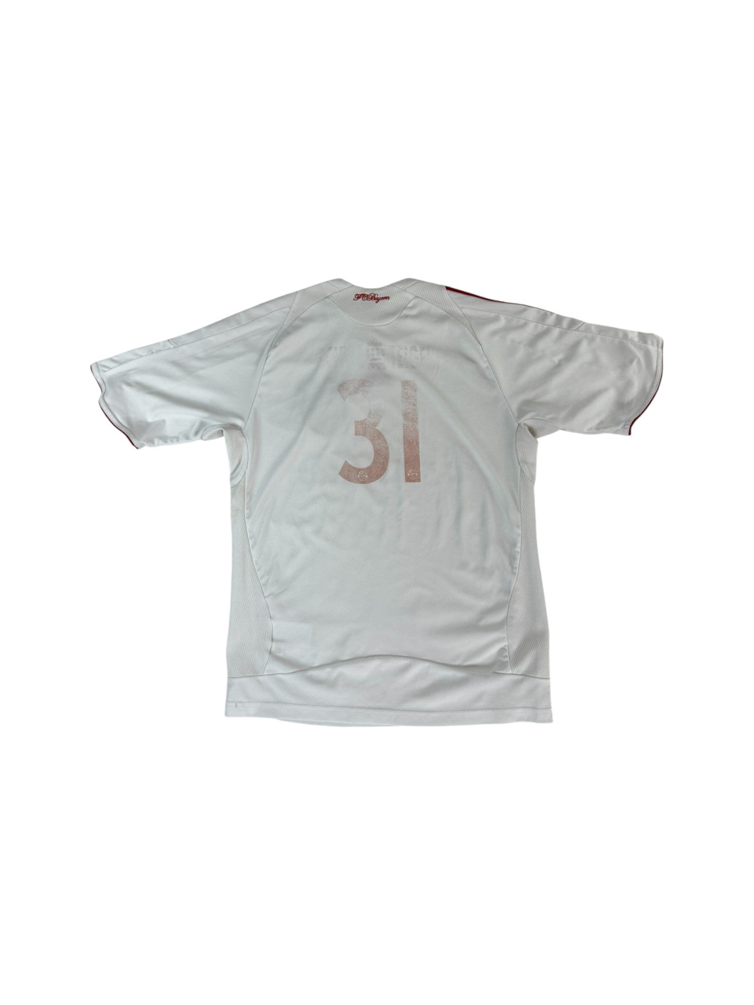 Adidas Trikot FC Bayern 2008/09 T-Home #31 Schweinsteiger Weiß M-L