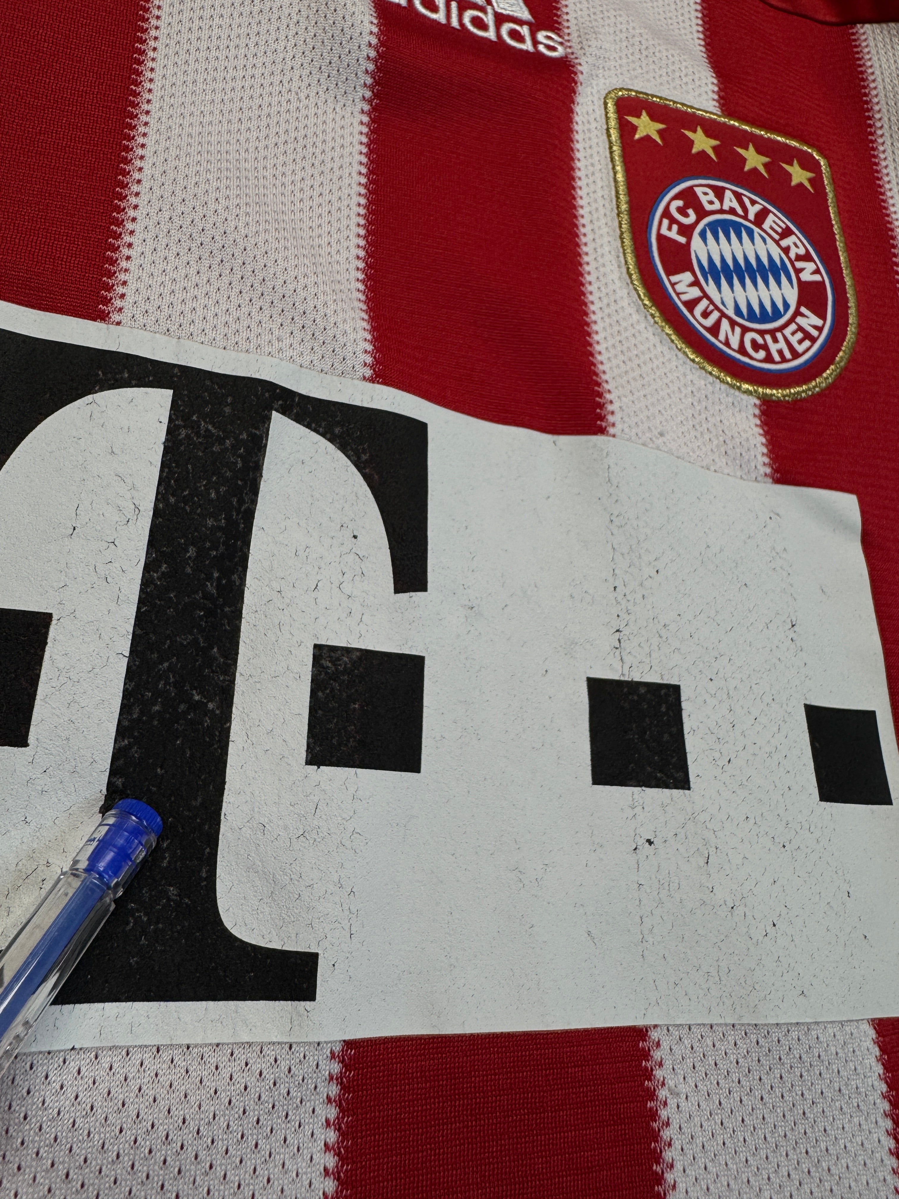 2010/11 Adidas Trikot FC Bayern München #Robben Rot Weiß Kinder 164