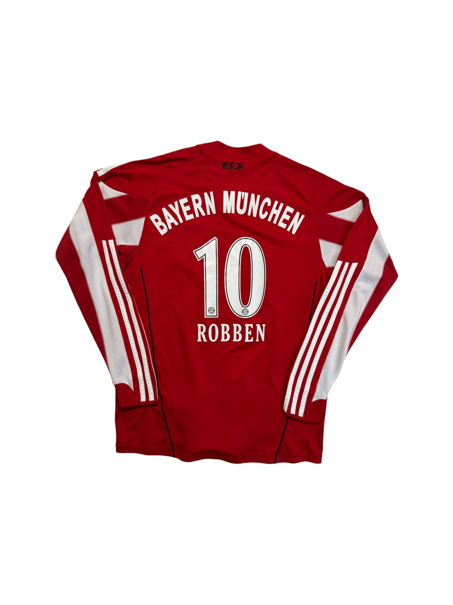 2010/11 Adidas Trikot FC Bayern München #Robben Rot Weiß Kinder 164