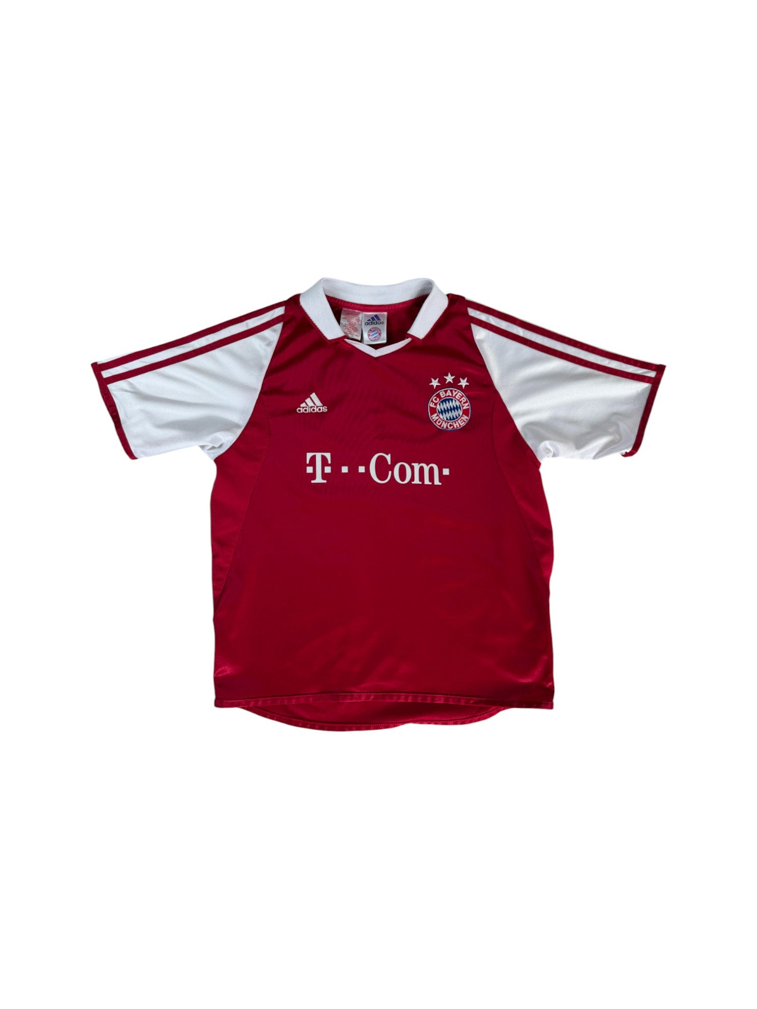 Adidas Trikot FC Bayern 2004/05 T-Com Rot Kinder 140