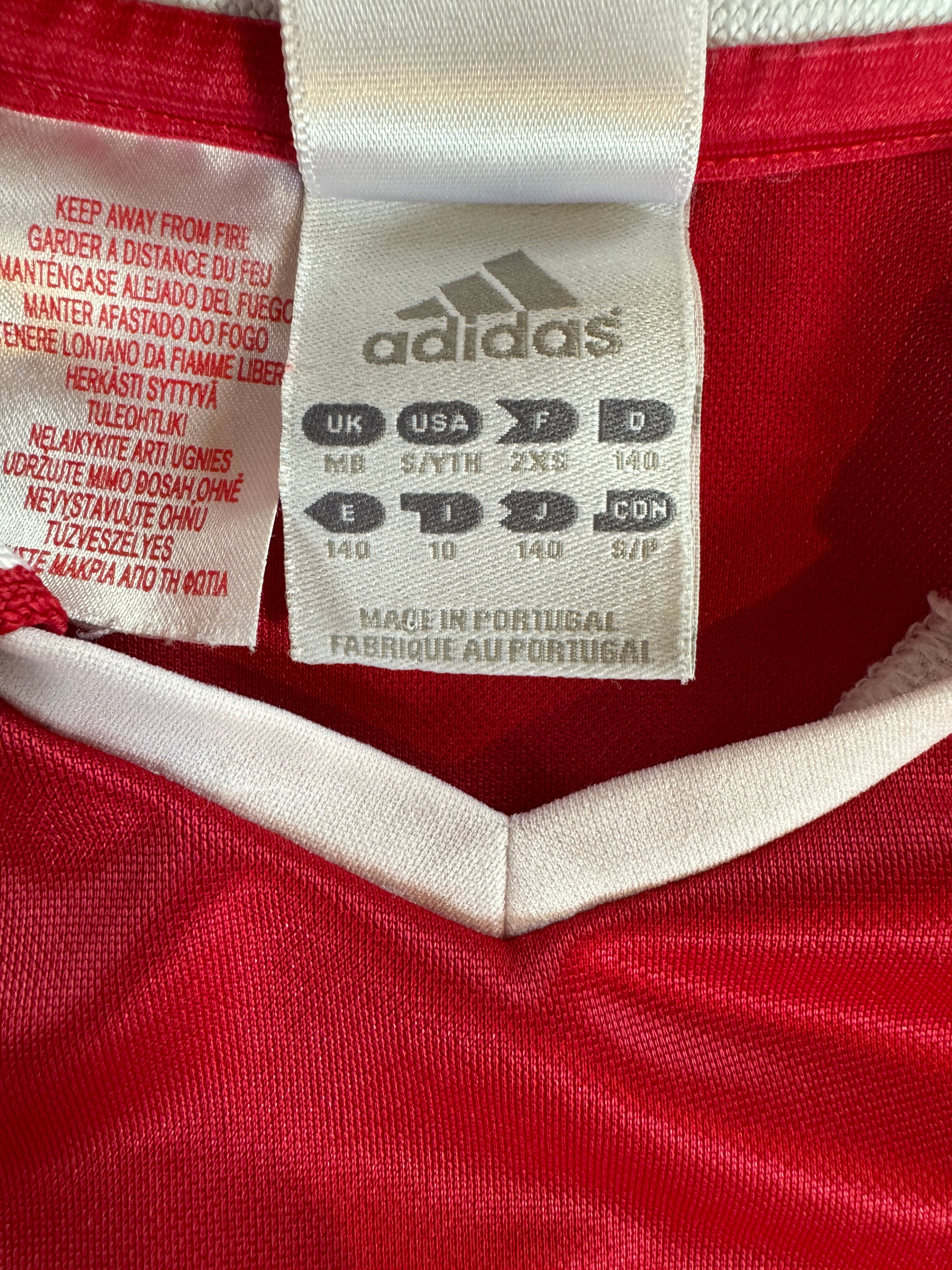 Adidas Trikot FC Bayern 2004/05 T-Com Rot Kinder 140