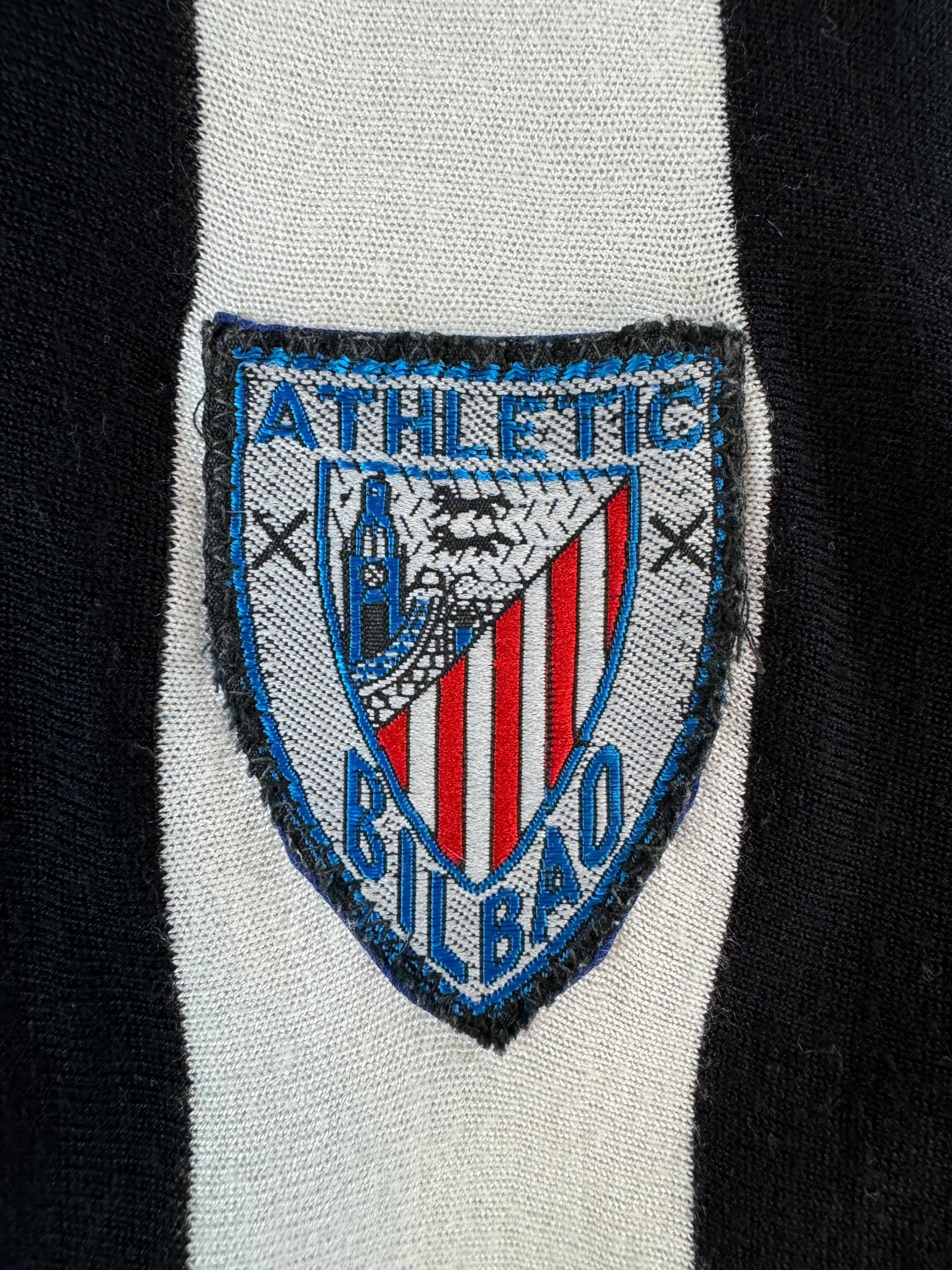 Rare! Vintage Juan Casaballa Trikot 70s/80s Athletic Club Bilbao Schwarz Weiß M-L