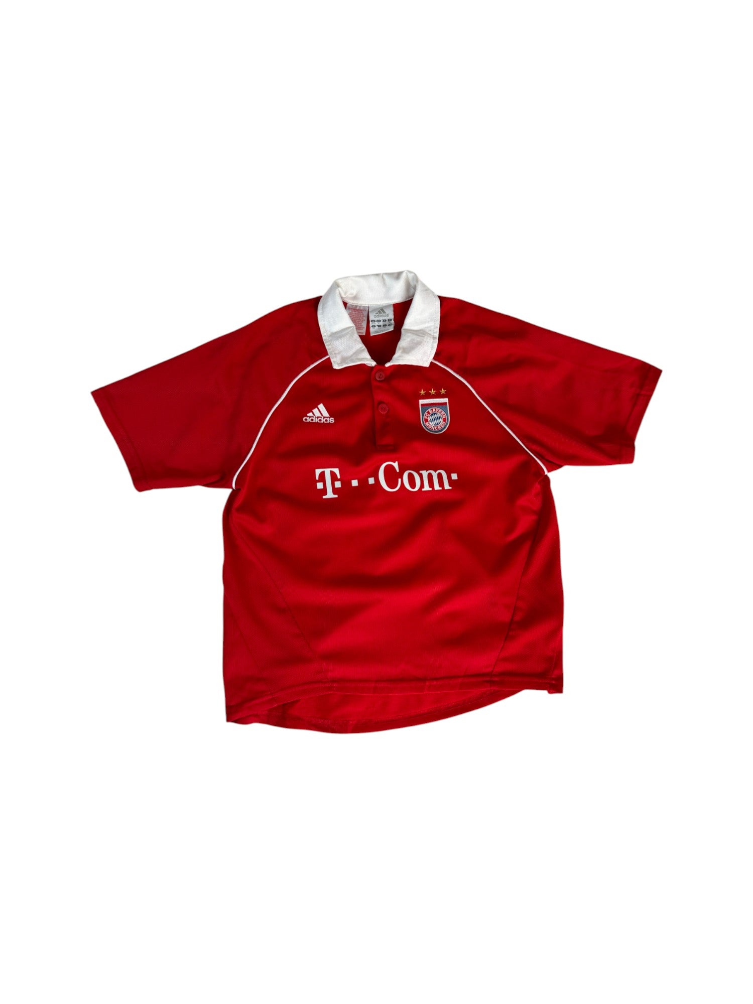 Adidas Trikot FC Bayern T-Com 2005/06 Rot Kinder 152