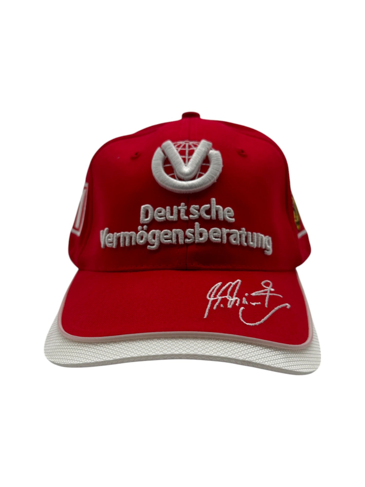 Michael Schumacher Cap 2005 DVAG Ferrari Sponser Formula 1 Deadstock Neu Mit Etikett Rot One Size - RareRags