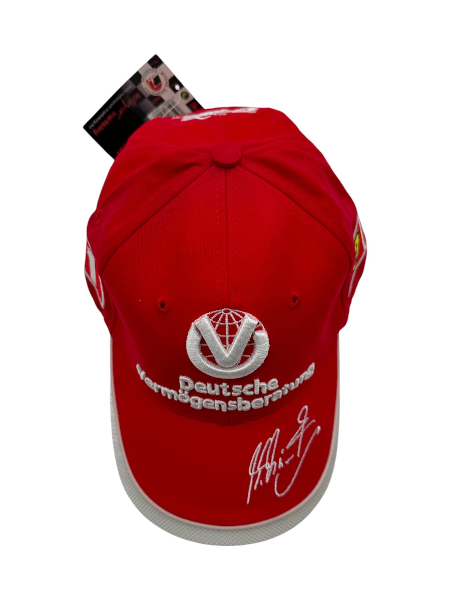 Michael Schumacher Cap 2005 DVAG Ferrari Sponser Formula 1 Deadstock Neu Mit Etikett Rot One Size - RareRags