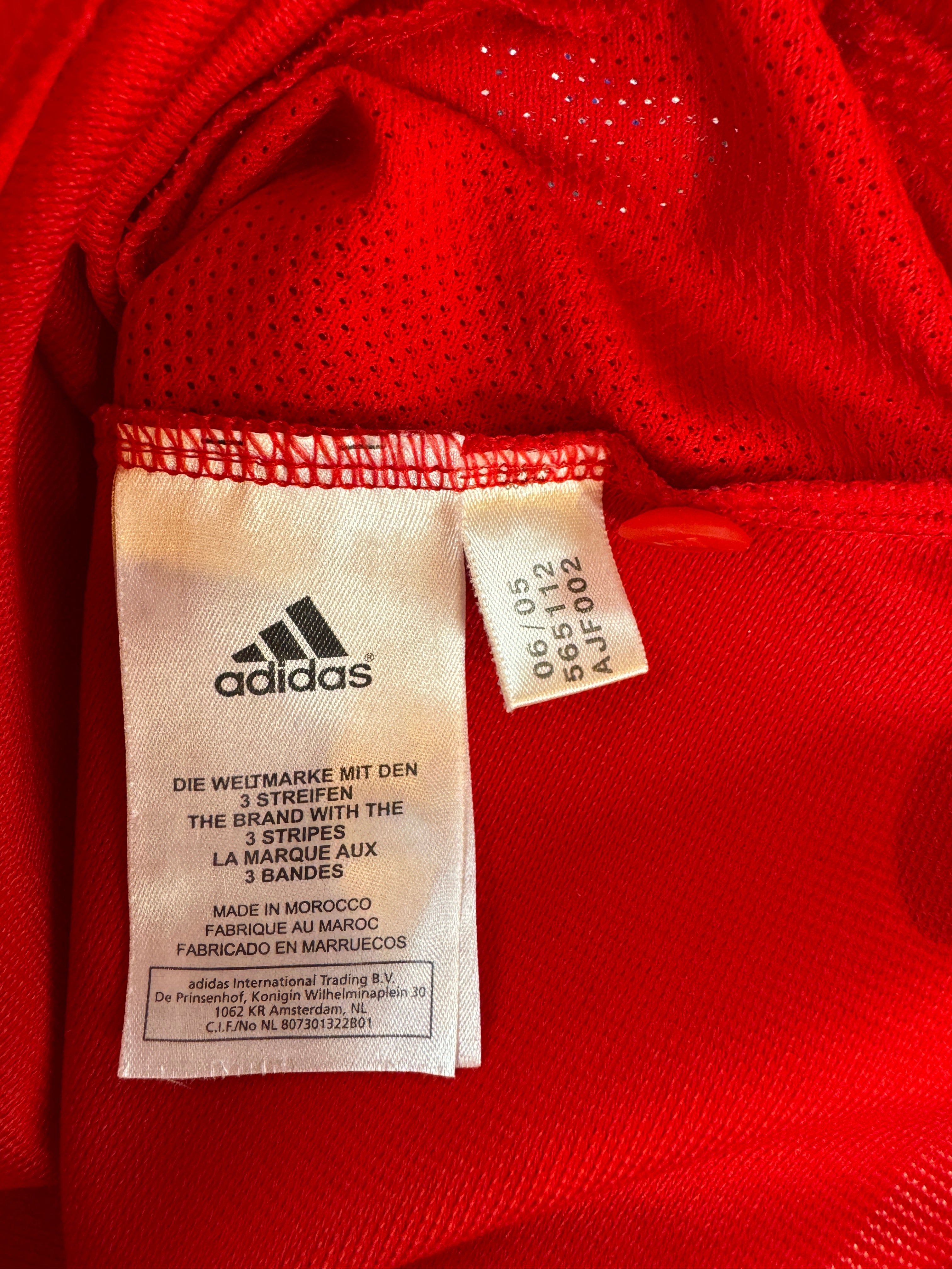 Adidas Trikot FC Bayern T-Com 2005/06 Rot Kinder 152