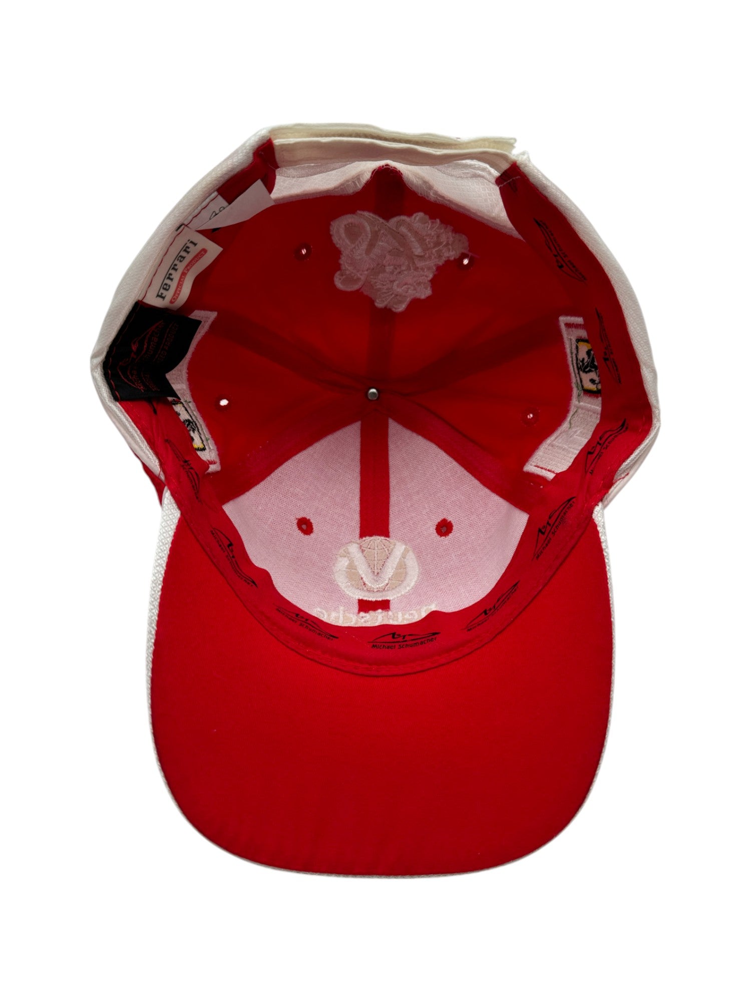 Michael Schumacher Cap 2005 DVAG Ferrari Sponser Formula 1 Deadstock Neu Mit Etikett Rot One Size - RareRags