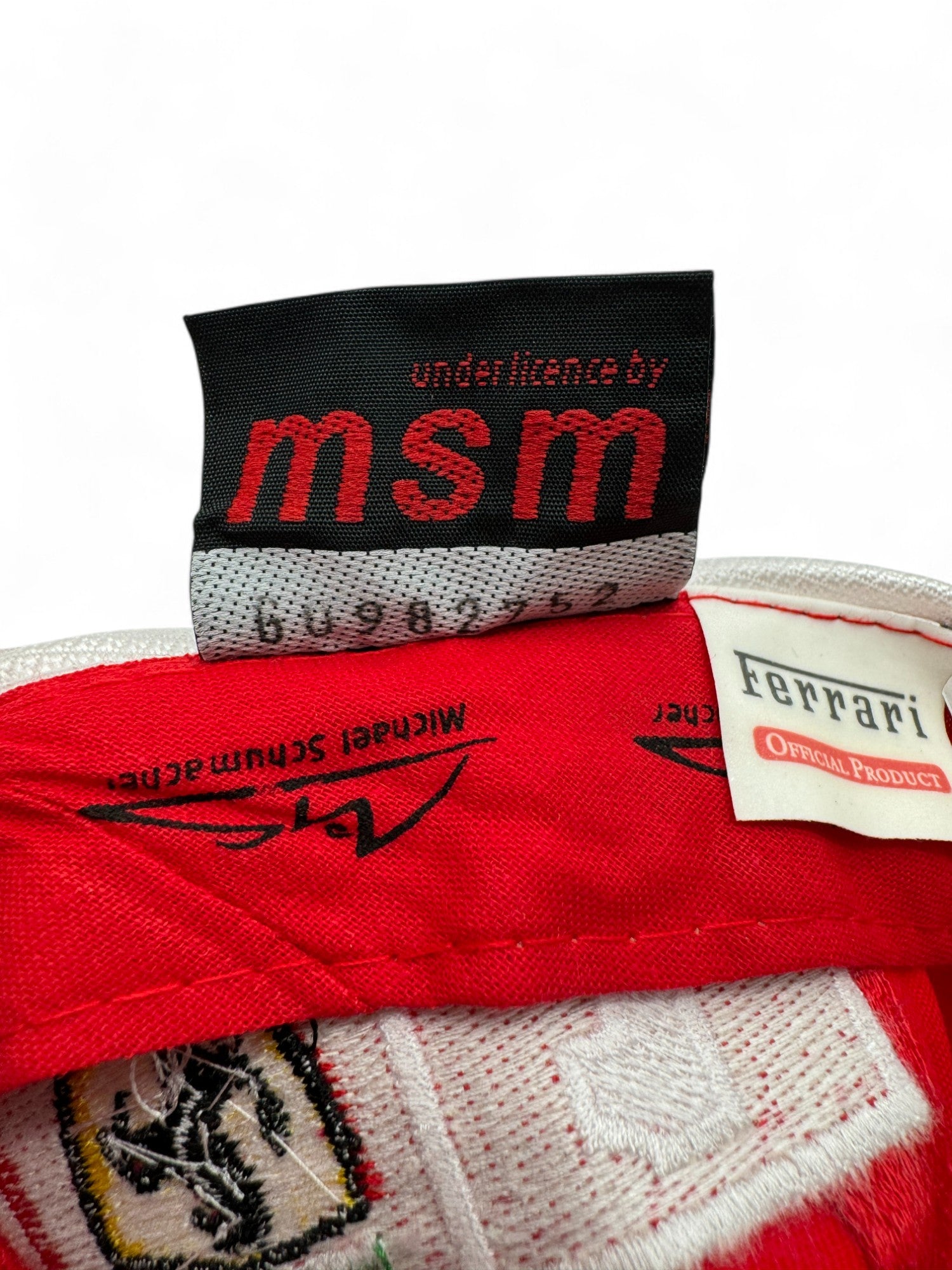 Michael Schumacher Cap 2005 DVAG Ferrari Sponser Formula 1 Deadstock Neu Mit Etikett Rot One Size - RareRags