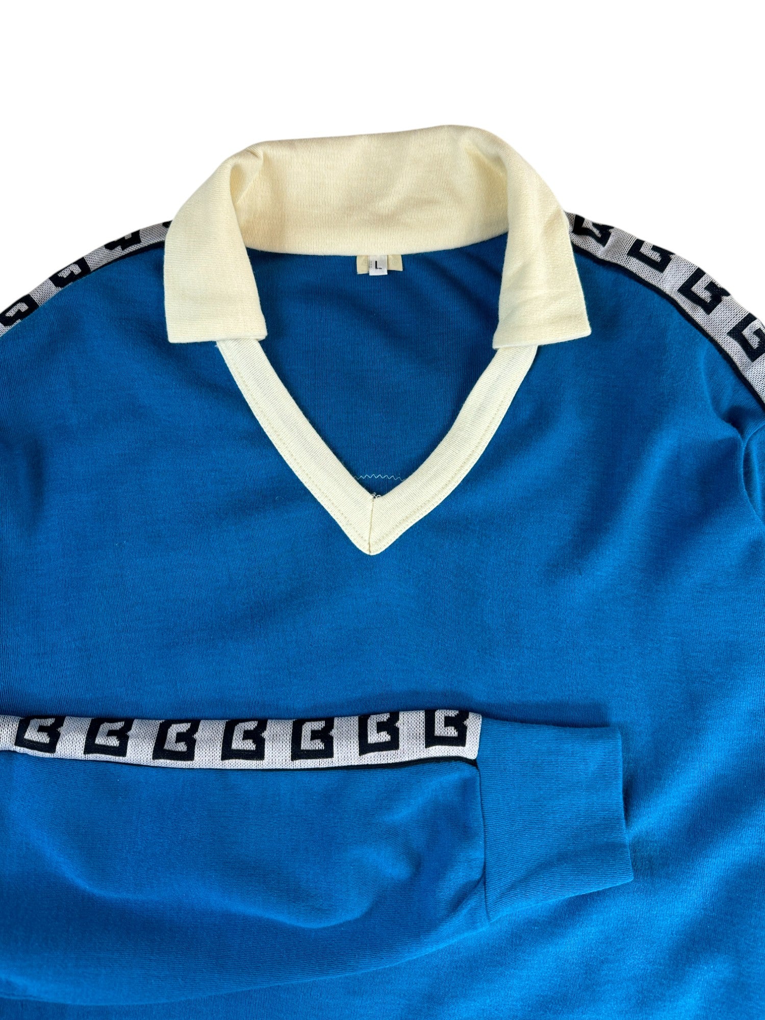 Vintage Ennerre Trikot Langarm 70s/80s #3 Blau L