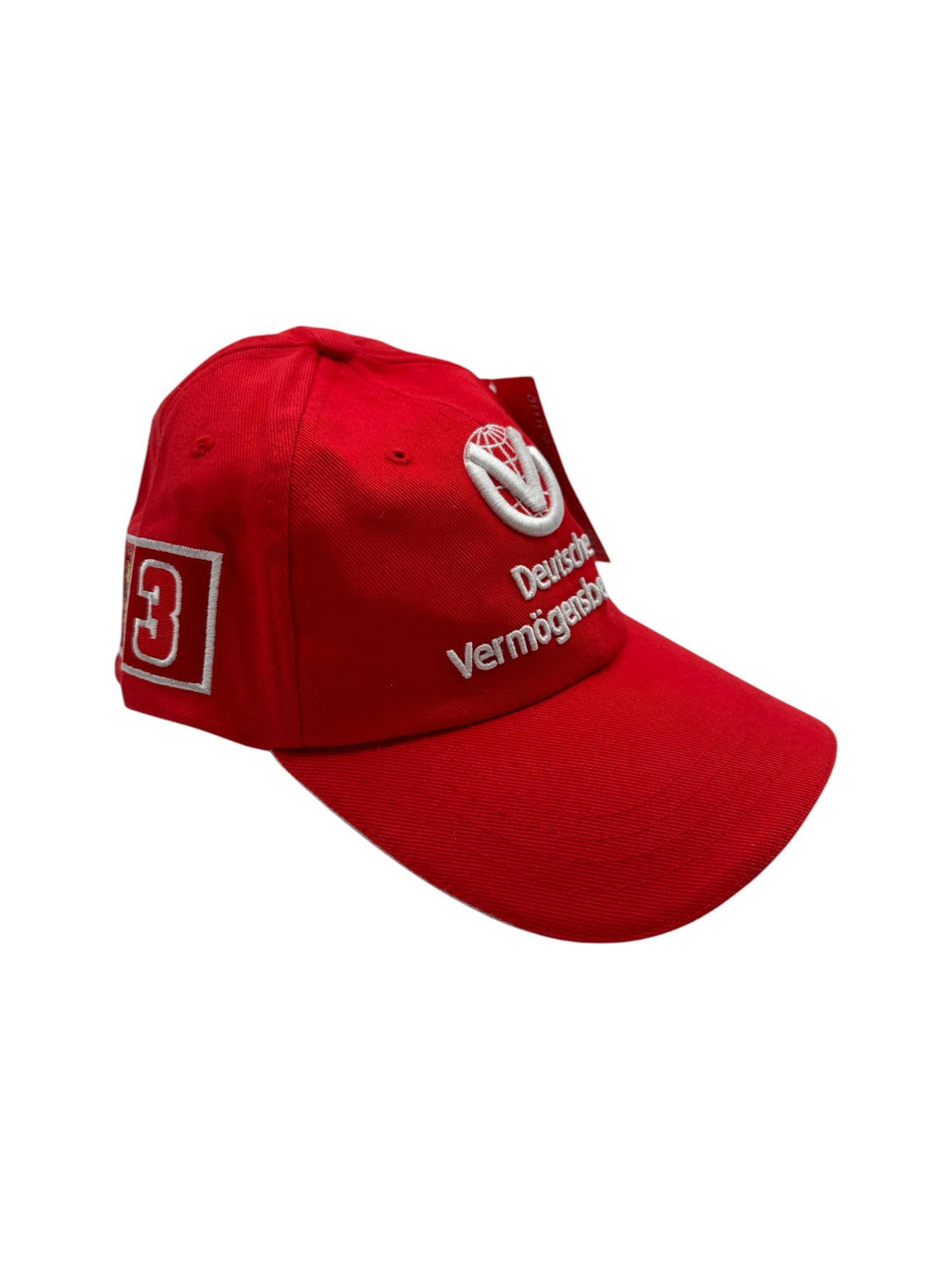 Ferrari Cap 2000 #3 Formula F1 Racing Team Michael Schuhmacher Deutsche Vermögensberatung Deadstock Rot One Size - RareRags