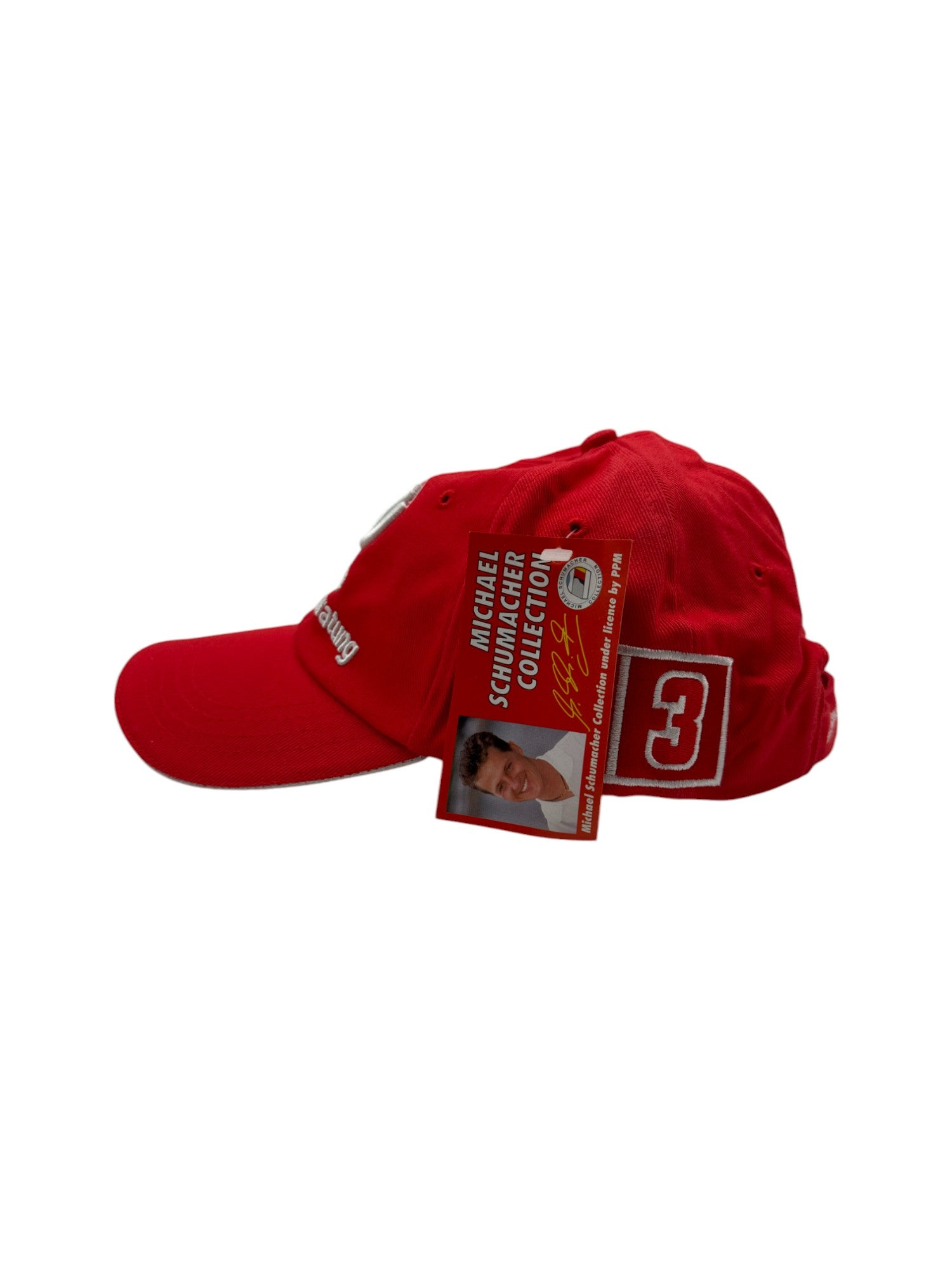 Ferrari Cap 2000 #3 Formula F1 Racing Team Michael Schuhmacher Deutsche Vermögensberatung Deadstock Rot One Size - RareRags