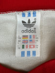 Vintage Adidas Trikot 80s "Bild" Made In Yugoslavia Weiß Rot 7/8 L
