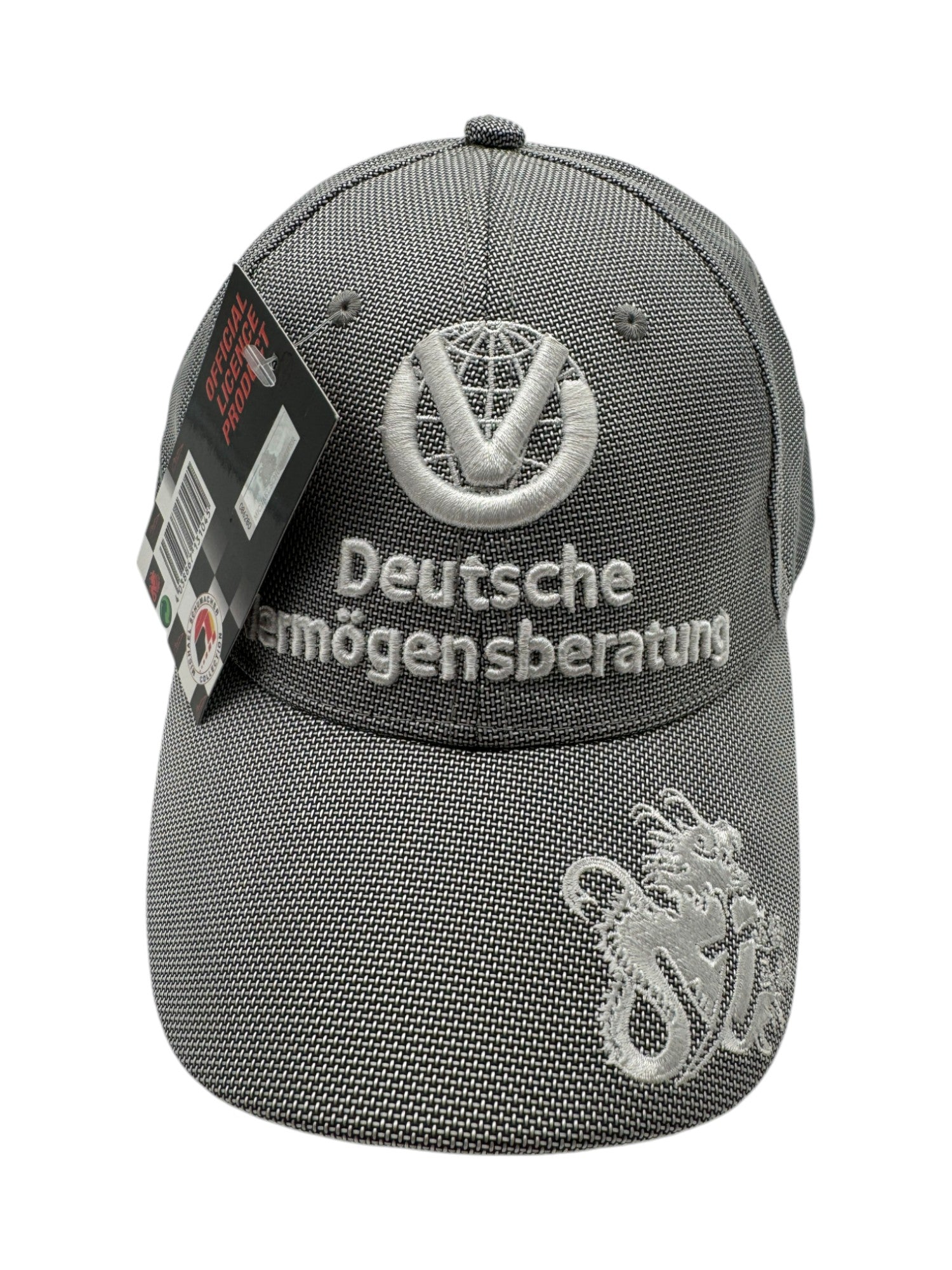 Michael Schumacher Cap DVAG 2010 Formula One F1 Deutsche Vermögensberatung Deadstock Silber One Size - RareRags