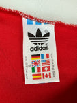 Vintage Adidas Trikot Langarm 80s #10 Made In Bulgarien Rot XL