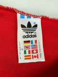 Vintage Adidas Trikot Langarm 80s #10 Made In Bulgarien Rot XL