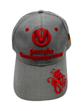 Michael Schumacher Cap 2010 Formel 1 #3 DAVG Silber Rot Deadstock Neu Mit Etikett One Size