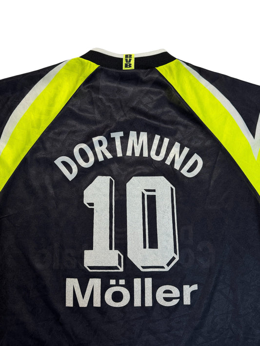 1995/96 Nike Trikot BVB #10 Möller Die Continentale Schwarz Gelb XXL