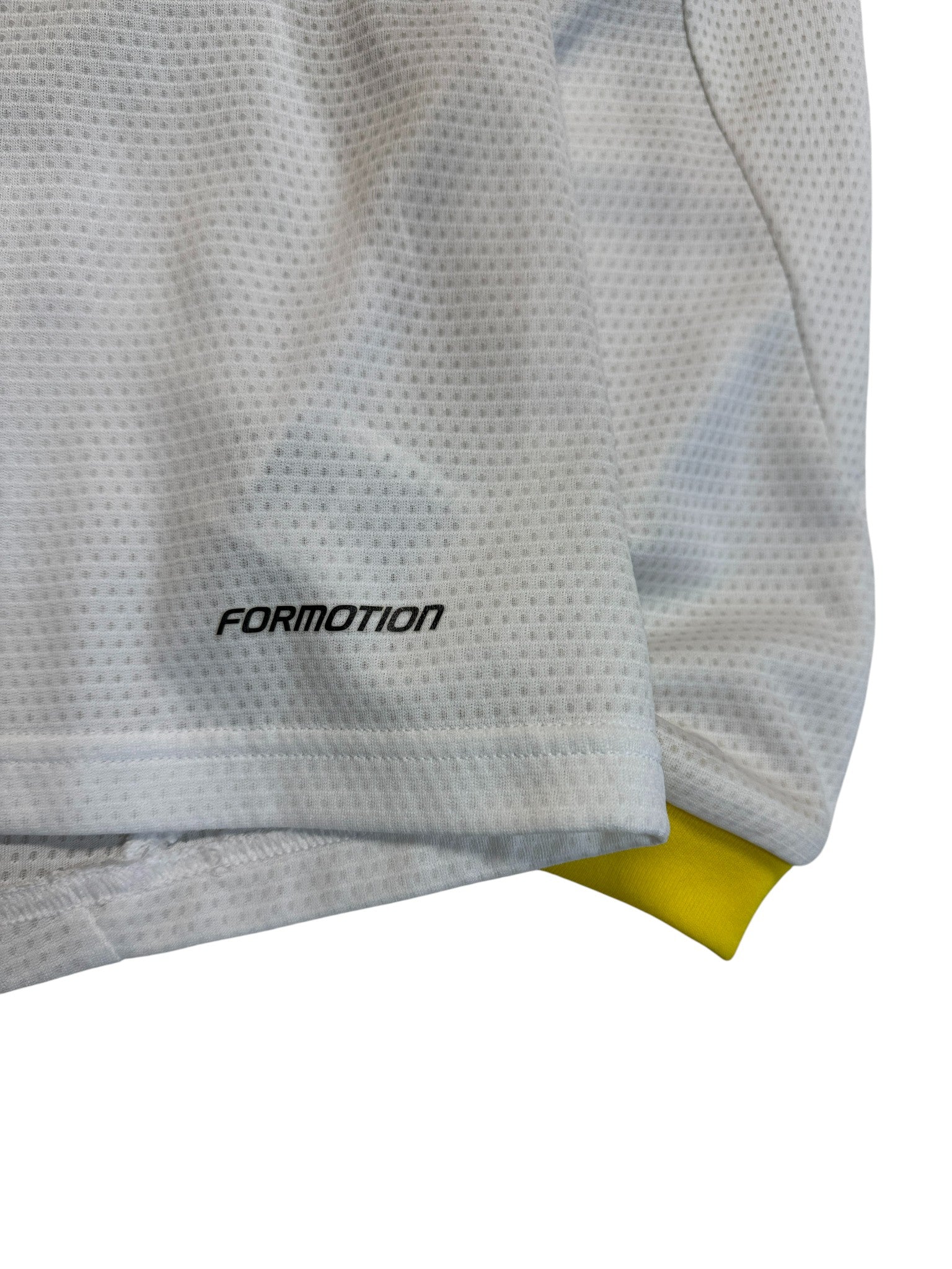 2009/10 Adidas Formotion Langarm Trikot Player Issued Bayer Leverkusen Sidney Sam Weiß M
