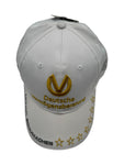 Michael Schuhmacher Cap 2013 F1 Deadstock Neu Mit Etikett DAVG Formel 1 Weiß Gold One Size