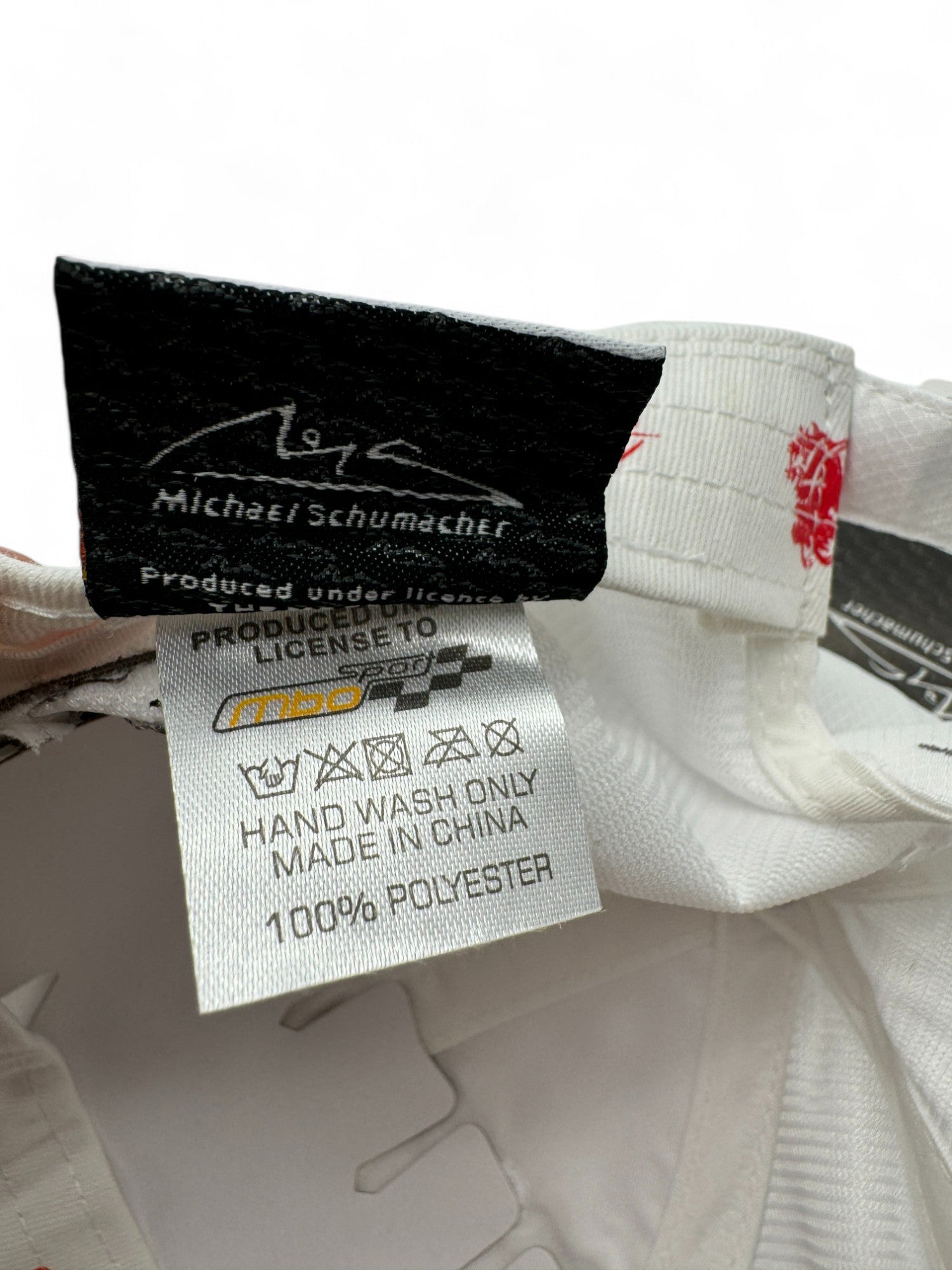 Michael Schuhmacher Cap 2013 F1 Deadstock Neu Mit Etikett DAVG Formel 1 Weiß Gold One Size - RareRags