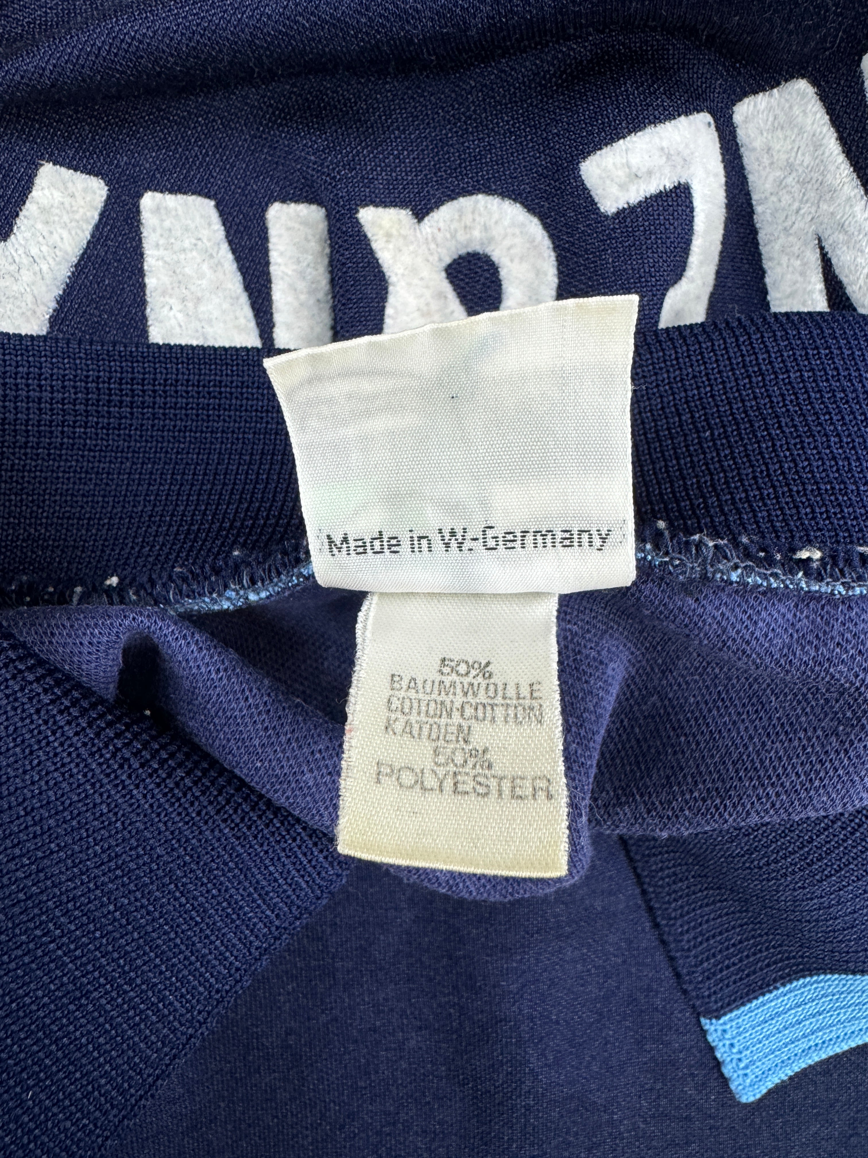 Vintage Erima Trikot 80s "Kühne&Nagel Hamburg" Made In West Germany Dunkelblau 6/52 M-L