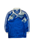 Vintage Adidas Trikot Langarm 80s Marseille Template #5 Blau 7/8 L