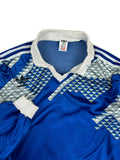 Vintage Adidas Trikot Langarm 80s Marseille Template #5 Blau 7/8 L