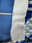 Vintage Adidas Trikot Langarm 80s Marseille Template #5 Blau 7/8 L