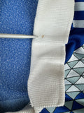 Vintage Adidas Trikot Langarm 80s Marseille Template #5 Blau 7/8 L