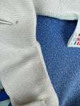 Vintage Adidas Trikot Langarm 80s Marseille Template #5 Blau 7/8 L