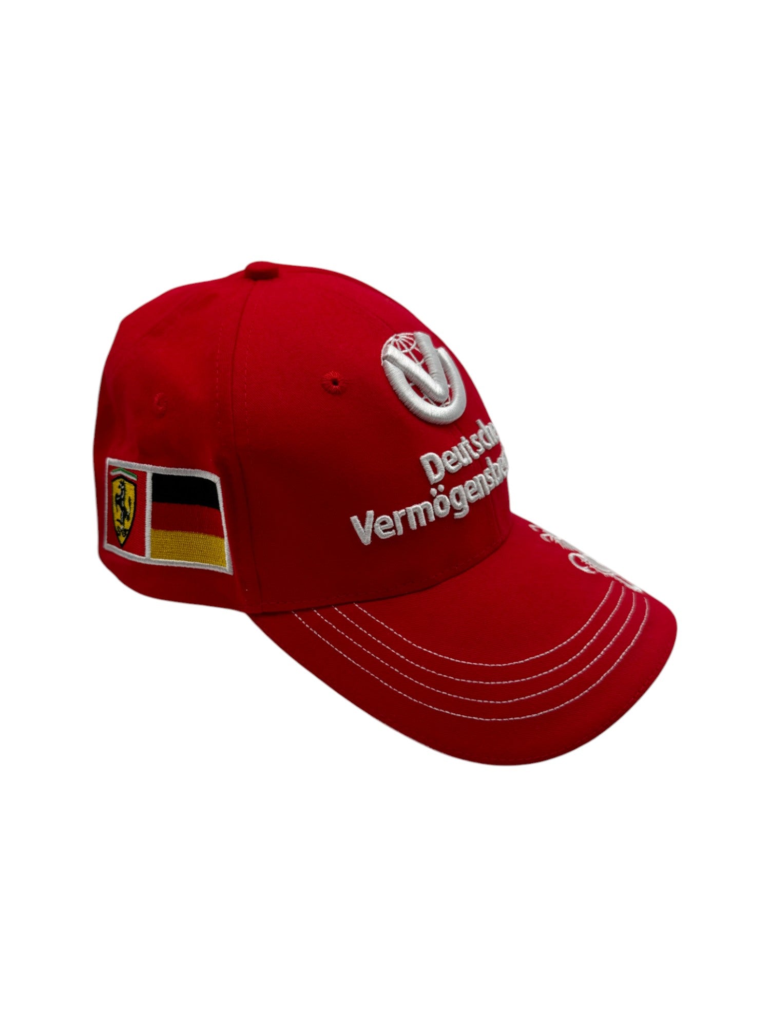 Ferrari Cap 2006 Michael Schuhmacher DVAG Deadstock Neu Mit Etikett Rot One Size - RareRags