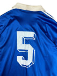 Vintage Adidas Trikot Langarm 80s Marseille Template #5 Blau 7/8 L