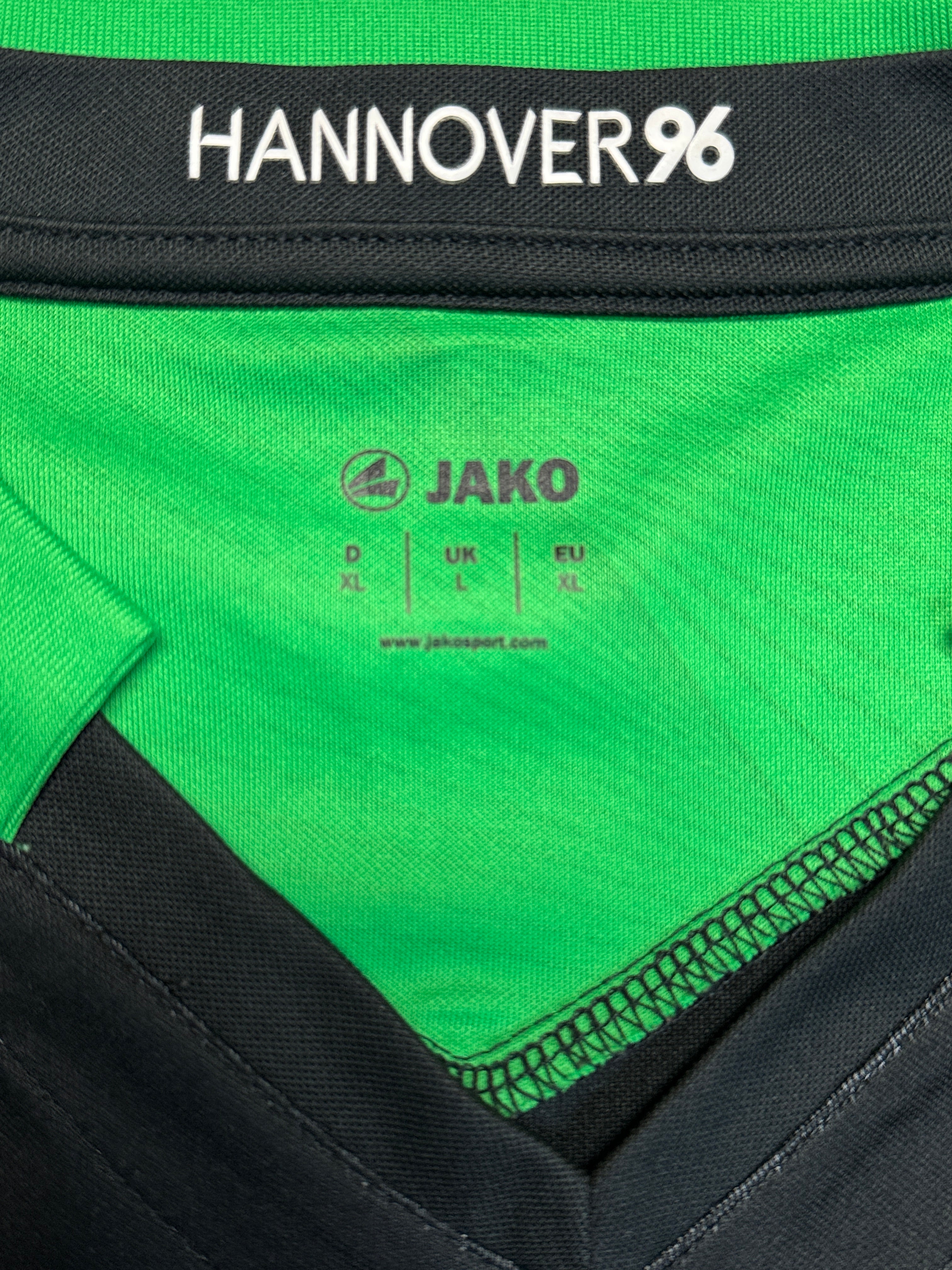 2015/16 Jako Trikot Hannover 96 Fabian Klaus #11 Schwarz XL