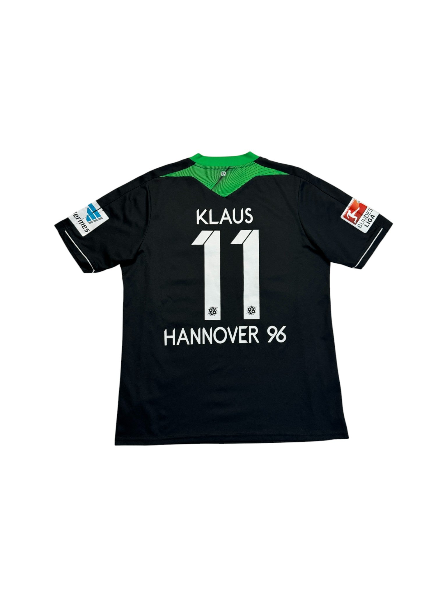 2015/16 Jako Trikot Hannover 96 Fabian Klaus #11 Schwarz XL