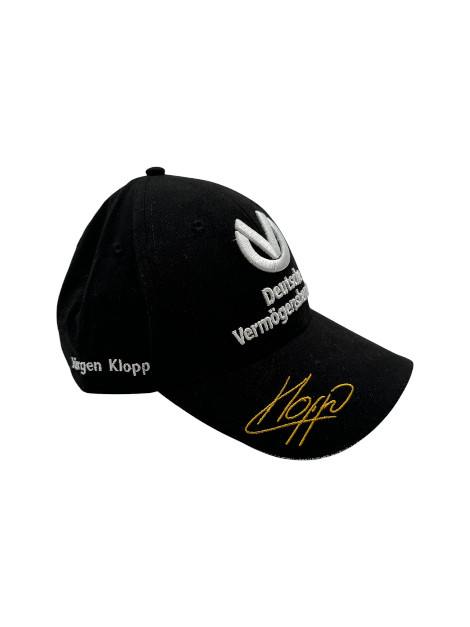 Jürgen Klopp Cap DVAG Deadstock Schwarz One Size - RareRags