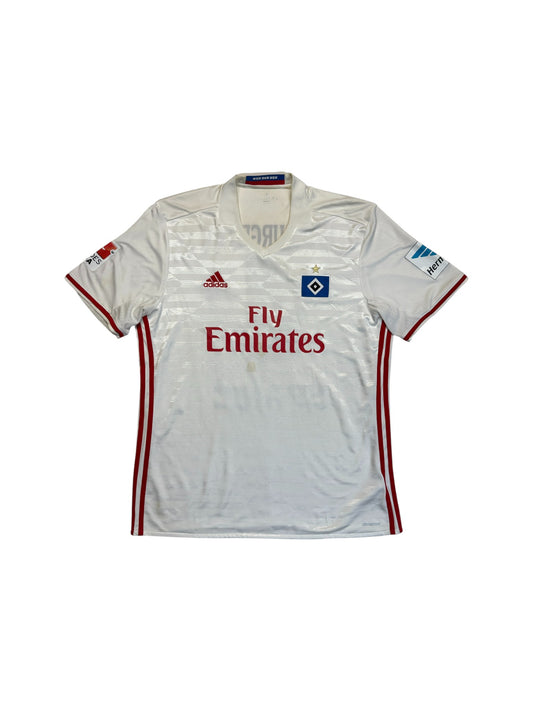 2016/17 Adidas Trikot HSV #4 Emir Spahić Fly Emirates Weiß XL