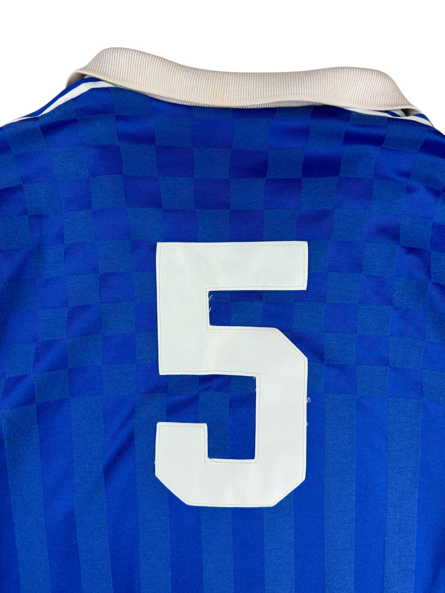 Vintage Adidas Trikot Langarm 80s Ventex Template #5 Blau M-L