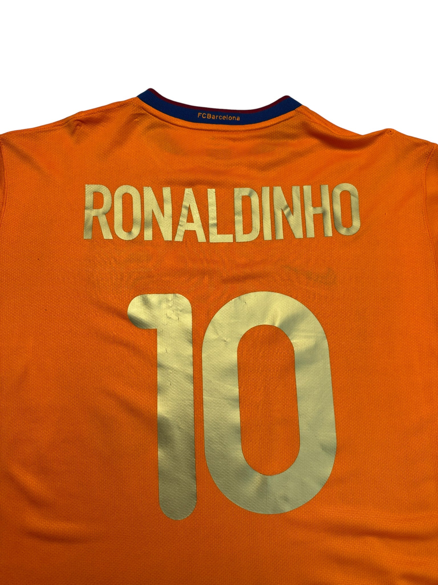 2006/07 Nike Trikot FC Barcelona #Ronaldinho Orange XL